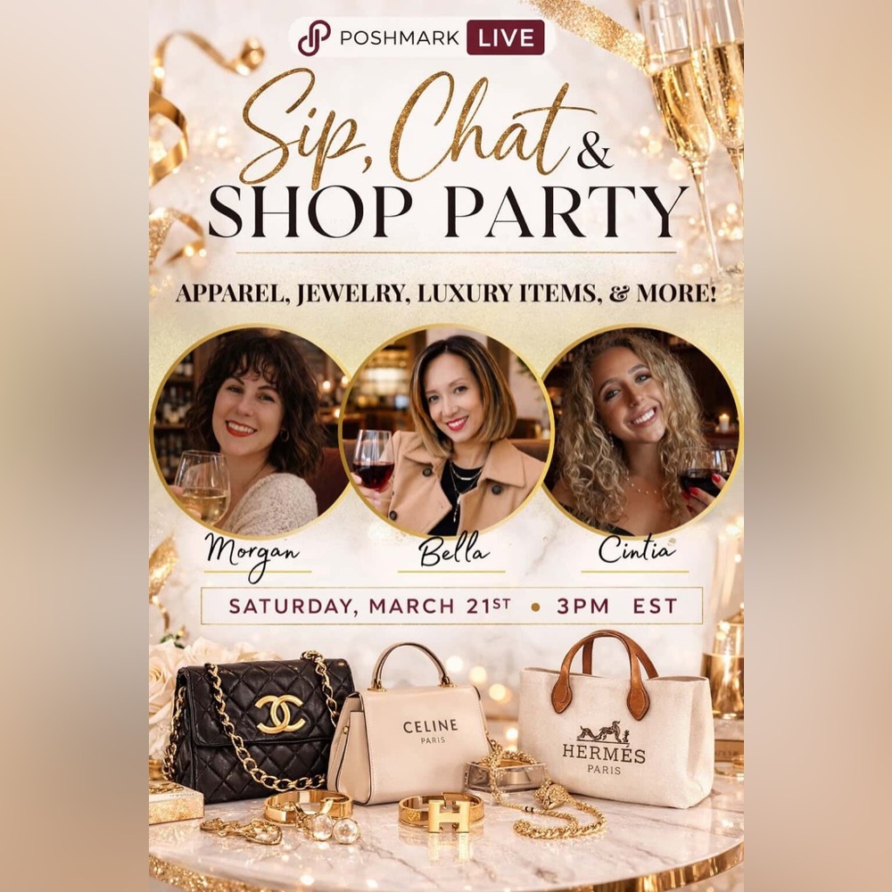 ‼️Sip, Chat & Shop with us!‼️